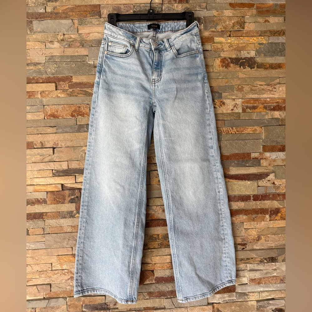 Quince Light Blue Straight-Leg Women's Jeans - Picture 8 of 13